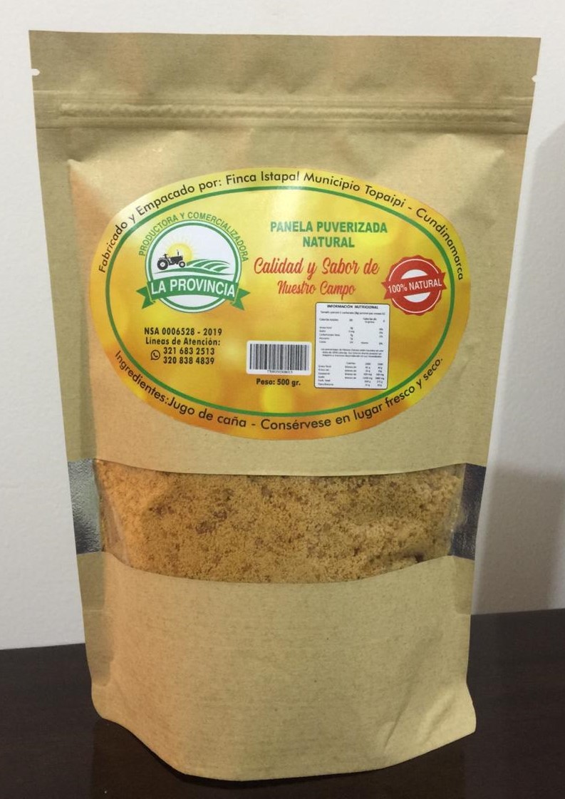 Panela pulverizada 500g